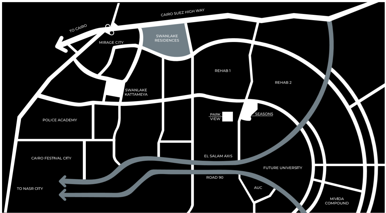 ذا سكارليت سوان ليك ريزيدنس القاهرة الجديدة حسن علام – The Scarlet Swanlake Residence New Cairo