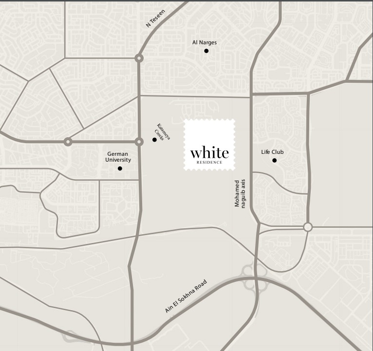 White Residence New Cairo Compound Upwyde