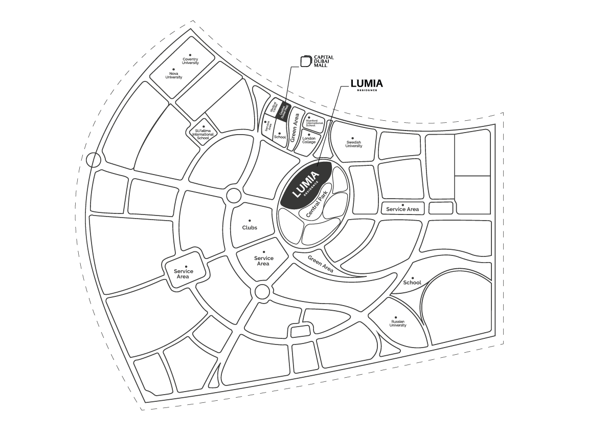 Lumia Residence New Capital Compound Dubai Developments
