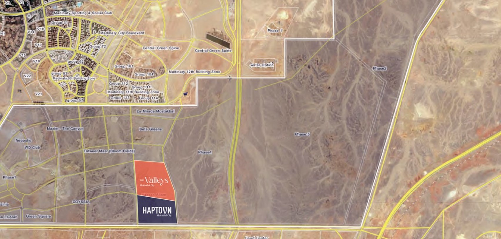 كمبوند ذا فاليز المستقبل سيتي حسن علام – The Valleys Mostakbal City Compound