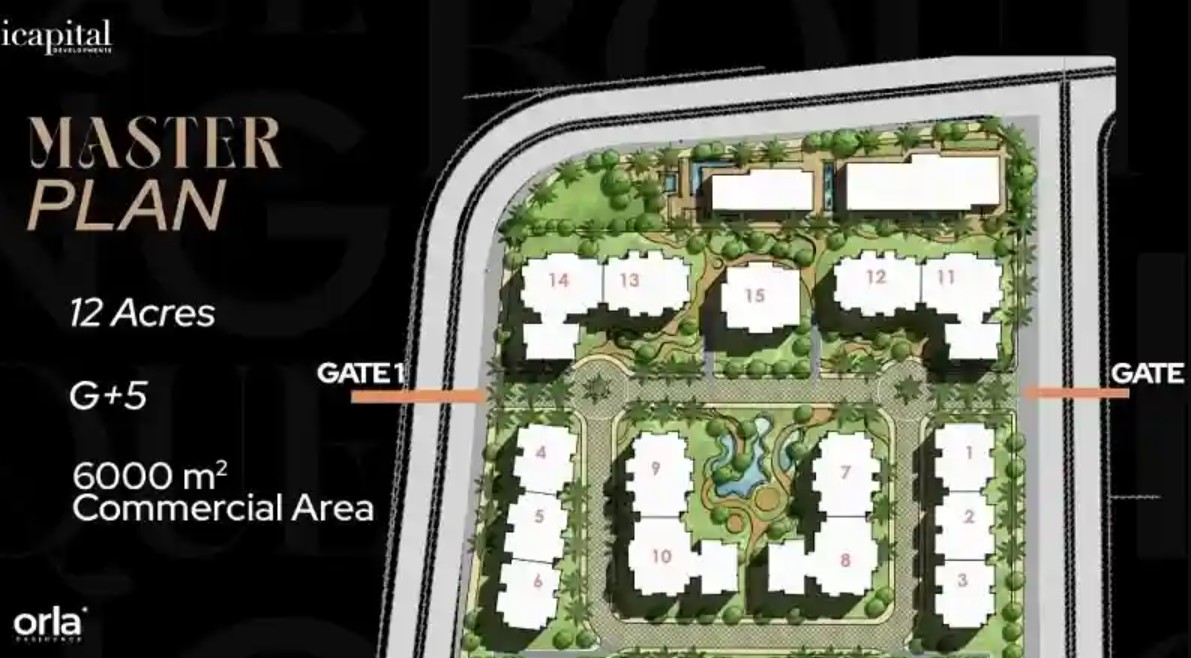 اميز شقة للبيع بكمبوند أورلا القاهرة الجديدة بمساحة 190 متر