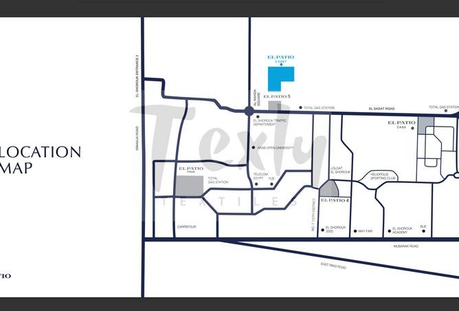 بسعر مغري فيلا 380م بمشروع الباتيو تاون القاهرة الجديدة فيو رائع