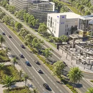 اميز مكتب للبيع ب مول إن 90 القاهرة الجديدة بمساحة 85 متر