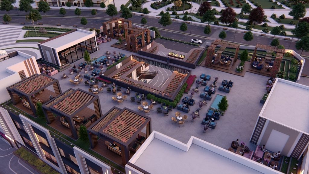 باقل من سعر السوق، مكتب في رويال بلازا مول اكتوبر 75م تشطيب كامل