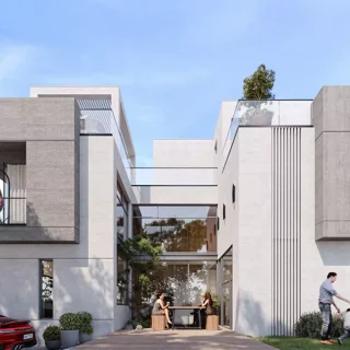 فلل للبيع في كمبوند نوشن 500 متر