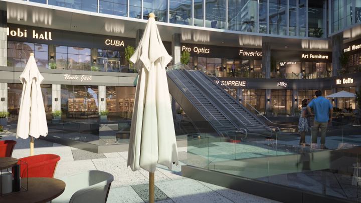 عيادة للبيع 70م في نوفا سكوير مول بتسهيلات فى السداد