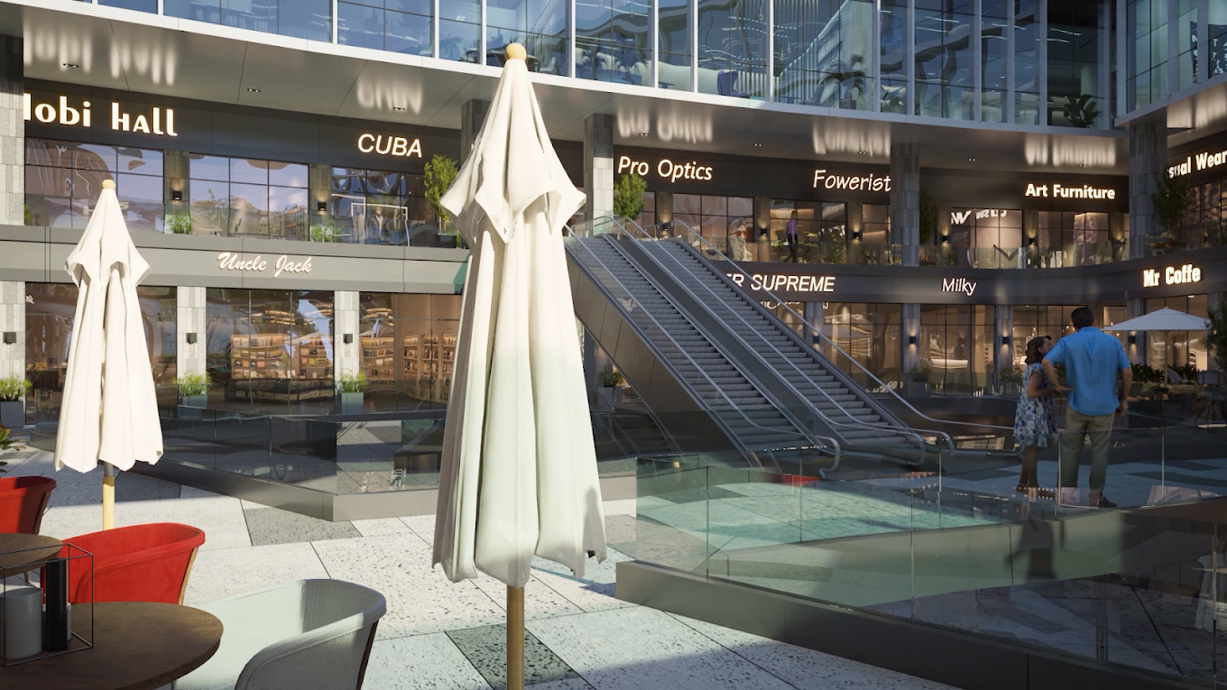 استثمر فى وحده مساحه 90م في نوفا سكوير القاهرة الجديدة