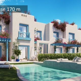 بالساحل الشمالي احجز شاليه في منتجع سكالا بمساحة 166 متر