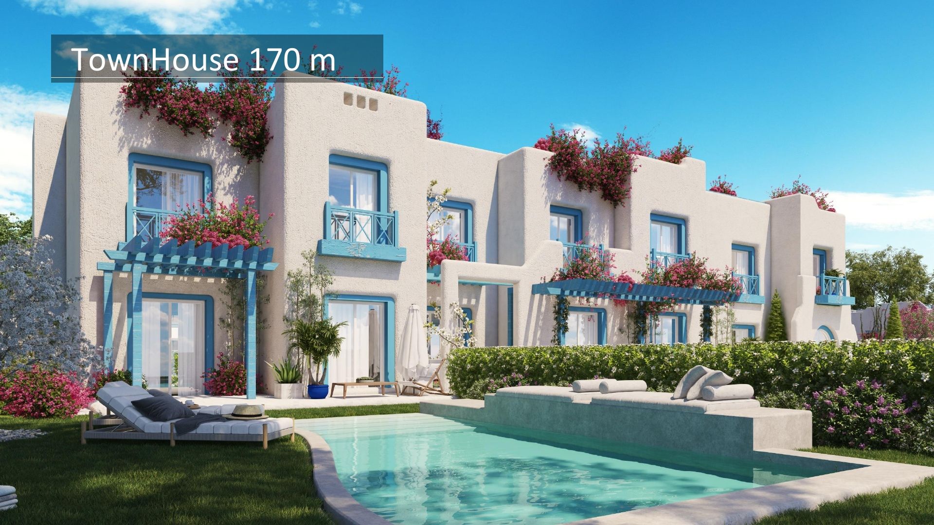 بالساحل الشمالي احجز شاليه في منتجع سكالا بمساحة 166 متر