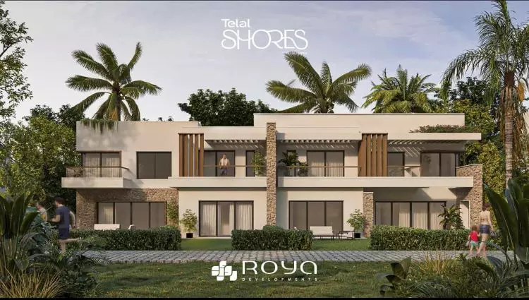 ارخص شاليه 120م للبيع فى منتجع تلال شورز العين السخنة