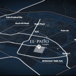 بسعر مغري فيلا 380م بمشروع الباتيو تاون القاهرة الجديدة فيو رائع