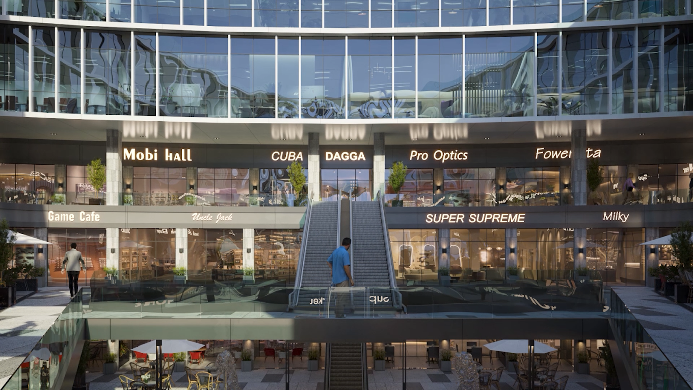 استثمر فى وحده مساحه 90م في نوفا سكوير القاهرة الجديدة