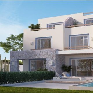 باقل من سعر السوق، شاليه في قرية لفلز ماونتن فيو الساحل الشمالي 116م تشطيب كامل