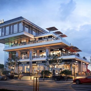 للبيع بالتقسيط محل 45 متر في ذا فور جنة زايد