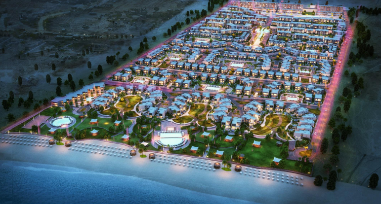 امتلك فيلا داخل قرية سيزر ايلاند الساحل بمساحة 520 متر