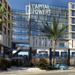 محل للبيع في كابيتال تاور 6 أكتوبر بمساحة 105 متر