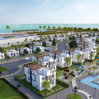 بسعر مغري شاليه 140م بقرية كريستال لاجونز فيو رائع