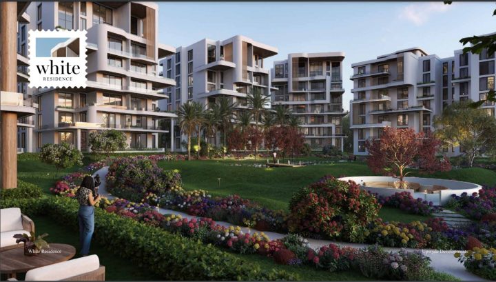 شقة رائعة 153م للبيع في موقع مميز جدا داخل مشروع وايت التجمع