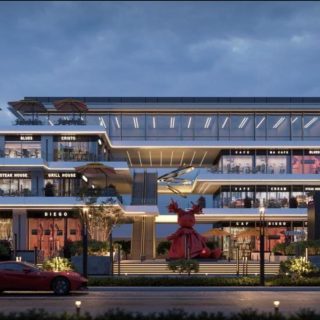 للبيع بالتقسيط محل 45 متر في ذا فور جنة زايد