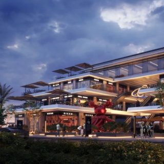 للبيع بالتقسيط محل 45 متر في ذا فور جنة زايد