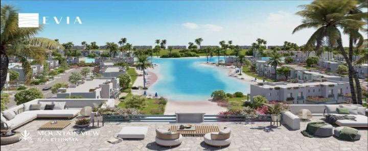 اشتري شاليه بمساحة 85 متر في ايفيا ماونتن فيو الساحل الشمالي