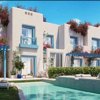 شاليه للبيع 132م في ايفيا ماونتن فيو الساحل بتسهيلات فى السداد