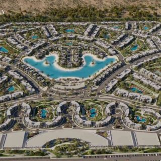 بسعر مغري شاليه 164م بمنتجع كيو نورث الساحل الشمالي فيو رائع