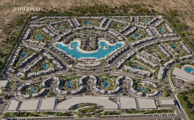 بسعر مغري شاليه 164م بمنتجع كيو نورث الساحل الشمالي فيو رائع