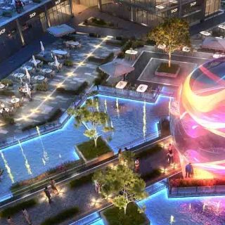 للبيع بالتقسيط مكتب 46 متر في اي في بيزنس بارك التجمع الخامس