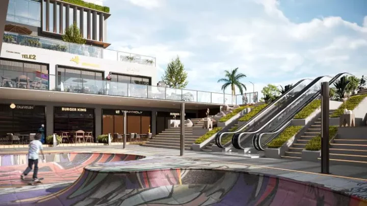 لمحبى الرقي مكتب للبيع في مشروع ذا لارك التجمع الخامس بمساحة 100 متر