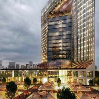 اشتري محل بمساحة 95 متر في مول جرين ريفر تاور العاصمة الادارية