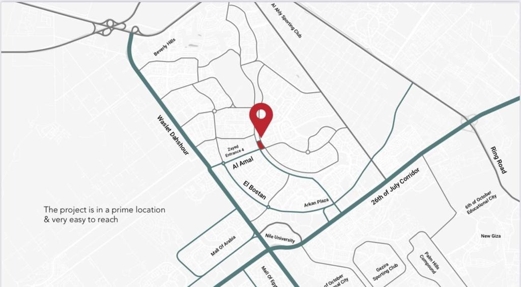 اسكن في كمبوند سكاي رامب نيو زايد شقة بمساحة 154 متر