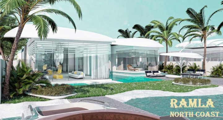 فيلا للبيع استلام فوري في منتجع رملة الساحل الشمالي