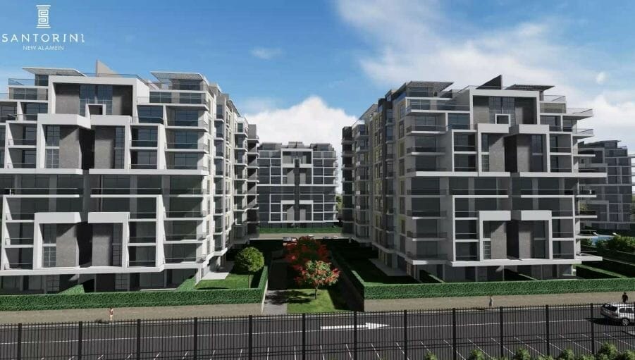 بمساحة 235 متر اسكن في مشروع سانتوريني العلمين الجديدة