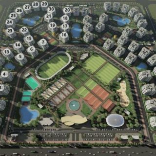 بمساحة 235 متر اسكن في مشروع سانتوريني العلمين الجديدة