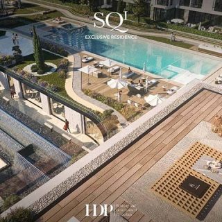 اسكن في كمبوند SQ1 القاهرة الجديدة شقة بمساحة 180 متر