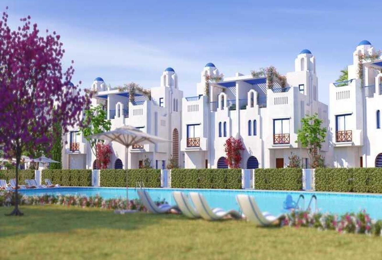 ارخص شاليه 165م للبيع فى مشروع ايكو مينا الساحل الشمالي