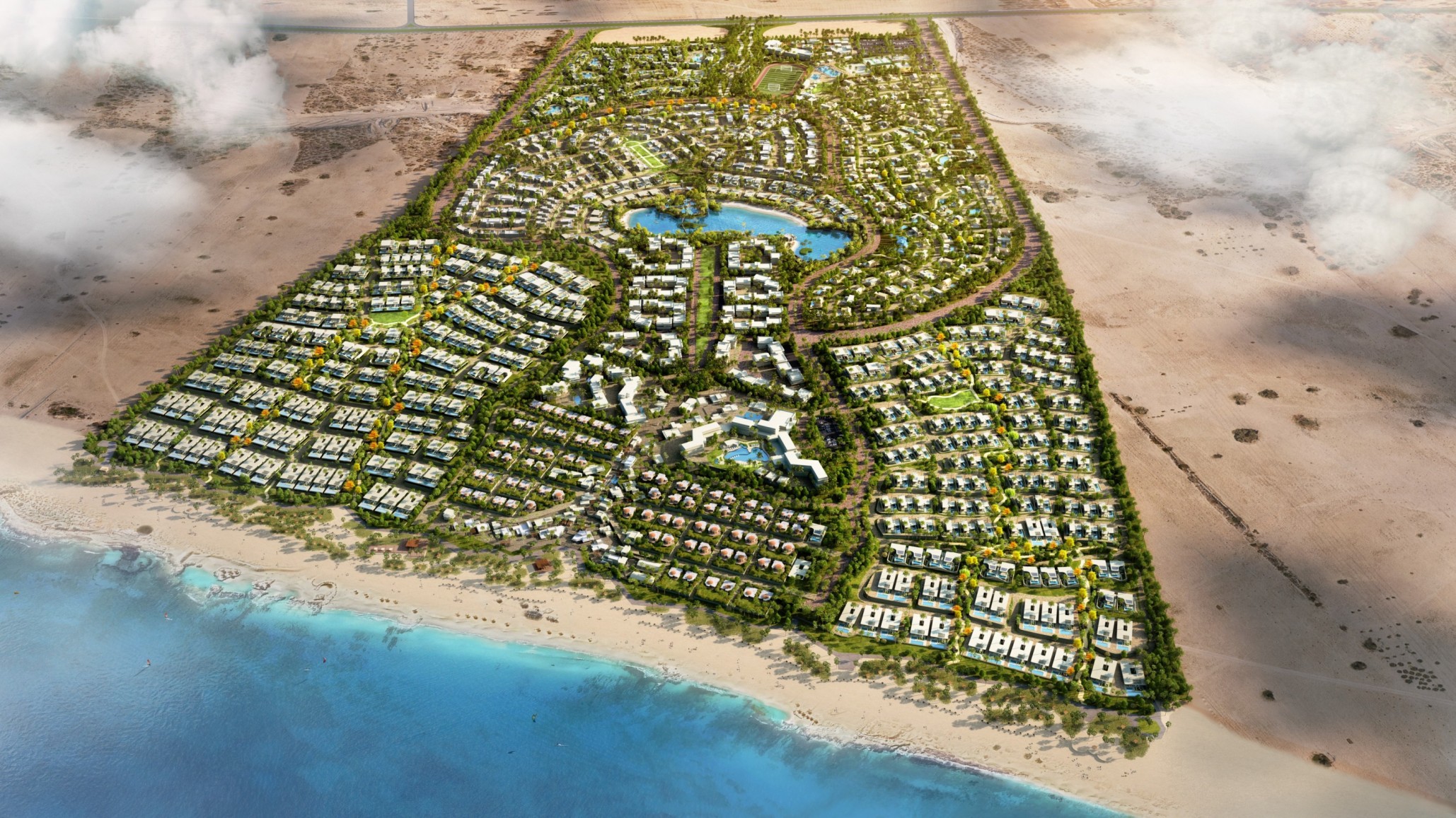 قرية رملة الساحل الشمالي مراكز للاستثمار العقاري – Ramla North Coast Village