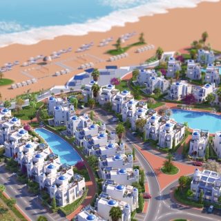 ارخص شاليه 165م للبيع فى مشروع ايكو مينا الساحل الشمالي