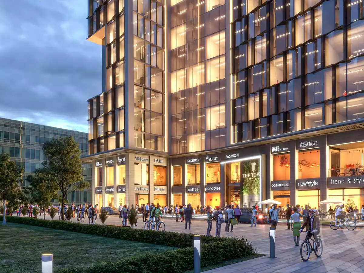 عرض متميز مكتب 85 متر للبيع في ذا تاور العاصمة الجديدة بموقع مميز