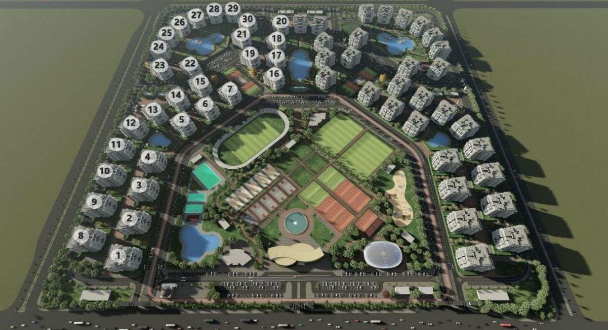 بمساحة 235 متر اسكن في مشروع سانتوريني العلمين الجديدة