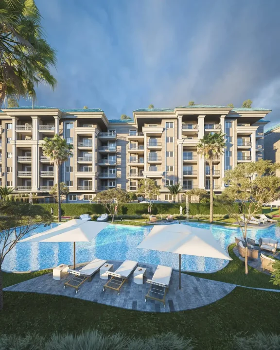 شقة للبيع 158م في مشروع اوجايد العبور بتسهيلات فى السداد