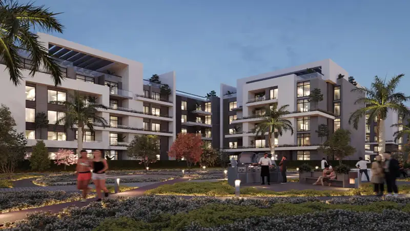 شقة رائعة 128م للبيع في موقع مميز جدا داخل بالم ايلاند الشروق