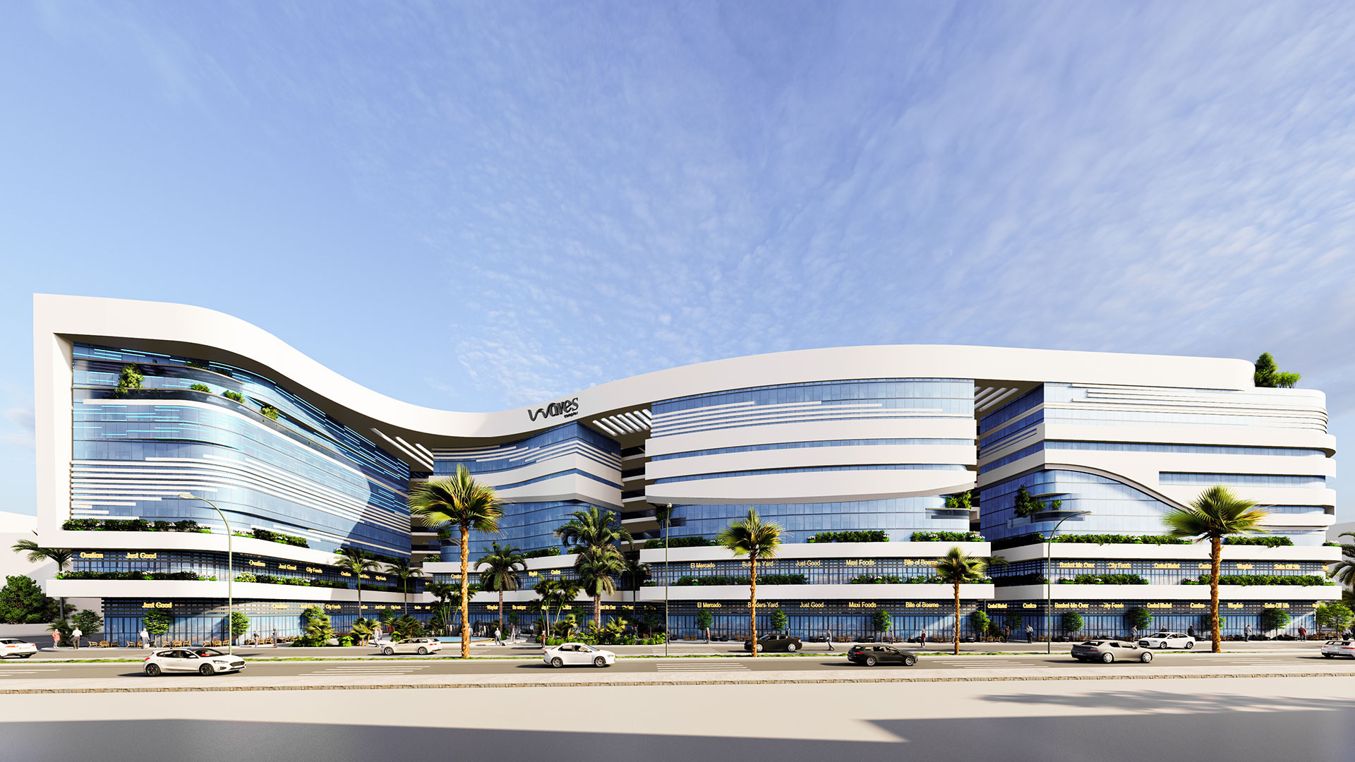 Waves Complex Mall Nozha Ebny Developments