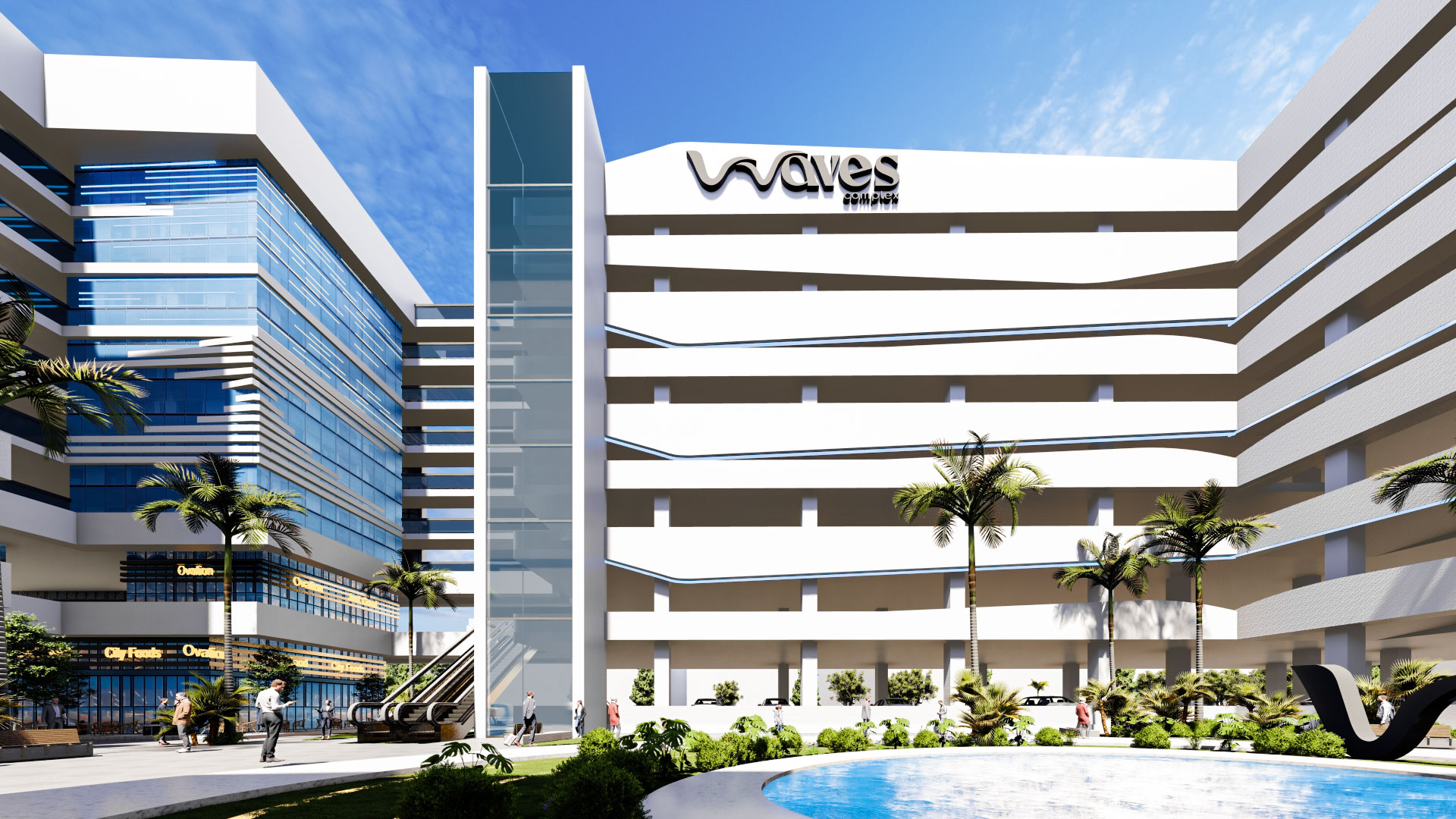 Waves Complex Mall Nozha Ebny Developments