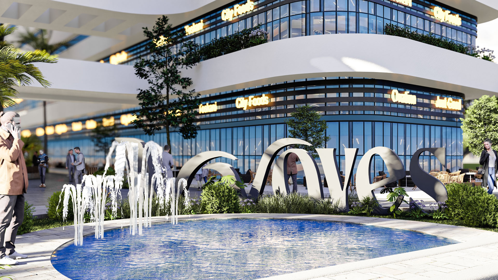 Waves Complex Mall Nozha Ebny Developments