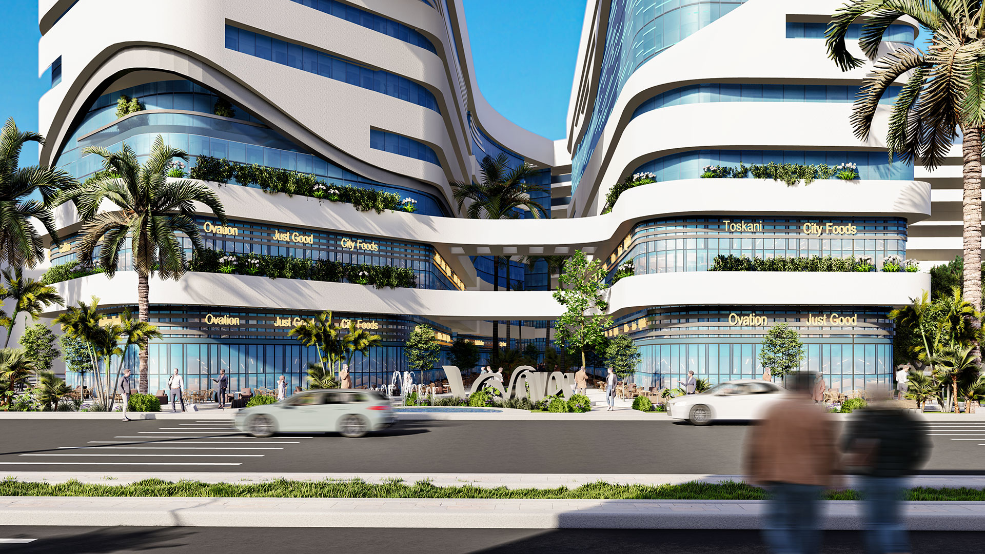 Waves Complex Mall Nozha Ebny Developments