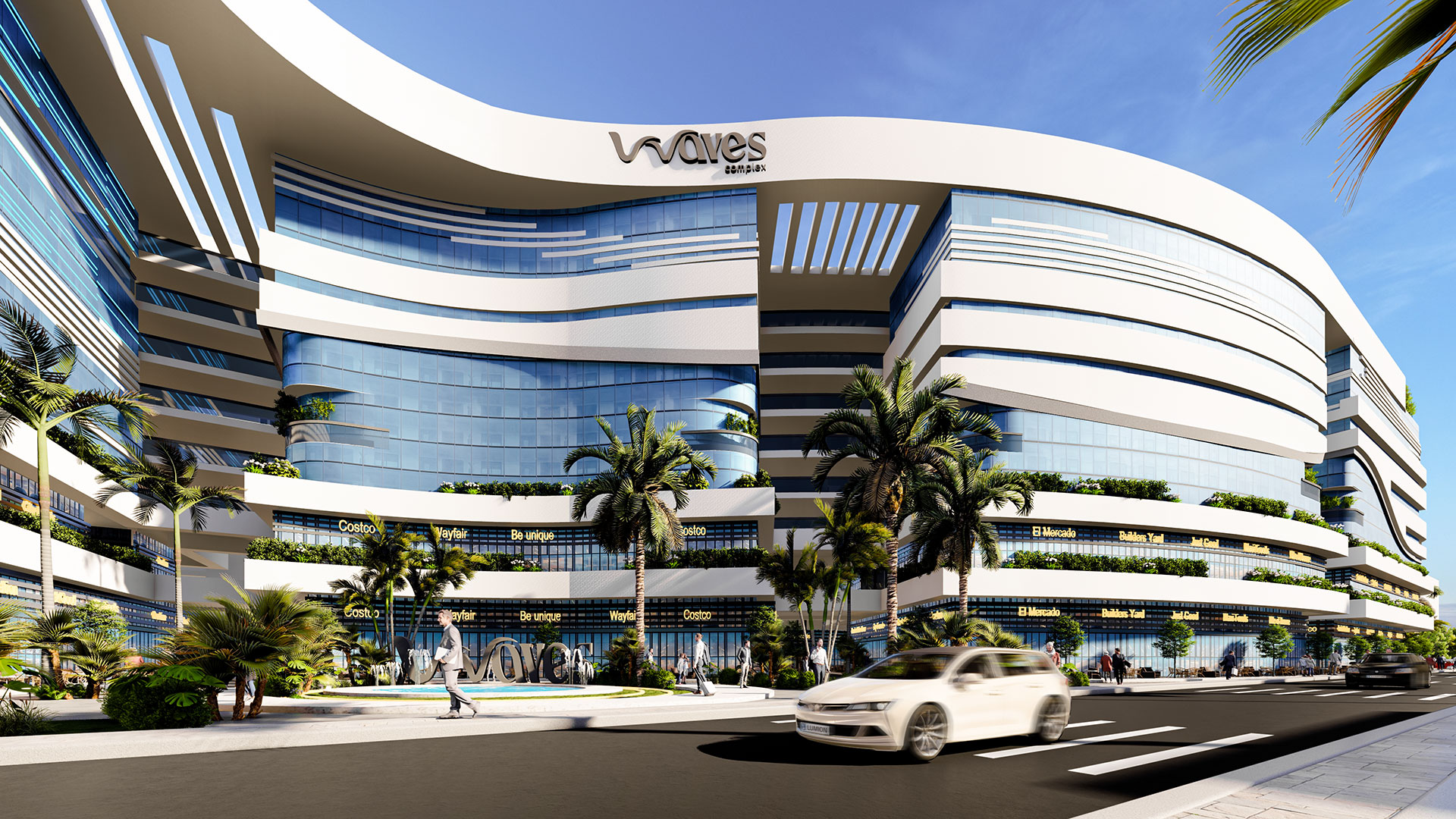 Waves Complex Mall Nozha Ebny Developments