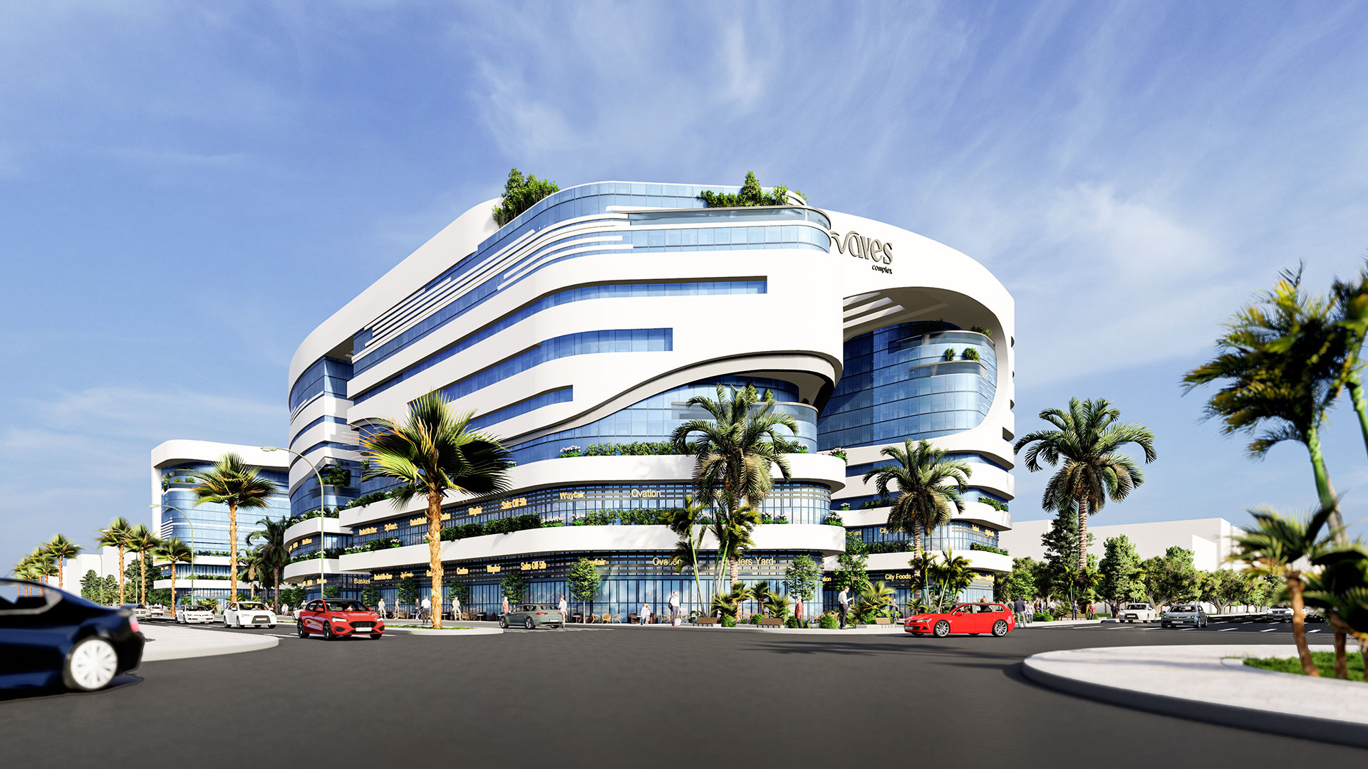 Waves Complex Mall Nozha Ebny Developments