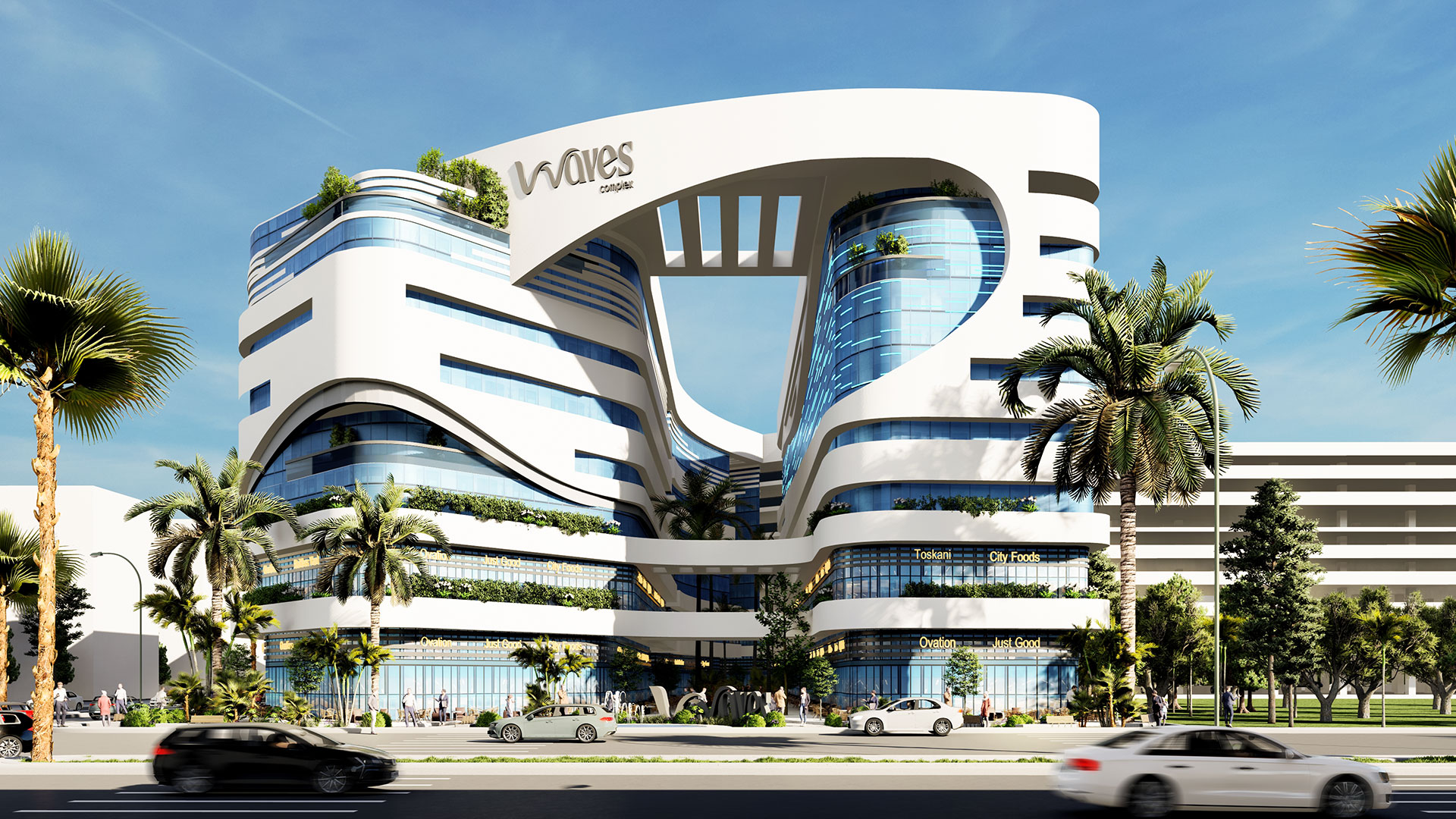 Waves Complex Mall Nozha Ebny Developments